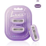 Loveincrafts Luna 5 2 Yedek Tıraş Bıçağı Başlığı Kadın Kullanımı İçin Pürüzsüz Tıraş Deneyimi