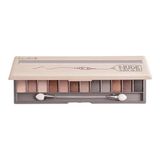 Lovely 10 Parça Nude Far Paleti Çok Renkli Toz Göz Makyajı için Mat ve Işıltılı Seçenekler
