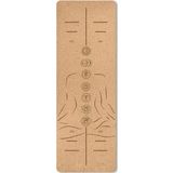 Lovely Bird Tpe Üzeri Doğal Mantar Kaplama Yoga Fitness Matı 5 Mm Non-Slip Mat Çantası Hediyeli