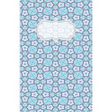 LOVELY LEILANI * 5.5x8.5 JOURNAL NOTEBOOK DIARY Cottage Core Coquette Floral Botanical Hawaiian Plumeria Flowers baby blue-white: Moms, Women, Teen, ... Shower Stocking Stuffer