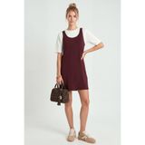 Lovelyİstanbul Mini T-shirt Elbise İkili Modal Takım LNT0040 MÜRDÜM