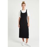 Lovelyİstanbul T-shirt Elbise İkili Modal Takım LNT0038 SİYAH