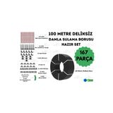 LoveMyGarden 100 Metre Deliksiz Damla Sulama Borusu ve Seti 16 mm Özellikleriyle Bahçeniz İçin İdeal