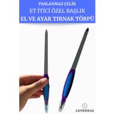 Lovendas El ve Ayak Tırnak Törpüsü Paslanmaz Mikron Çelik - Et Itici Özel Başlık