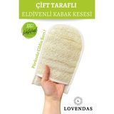 Lovendas Eldiven Kabak Lifi - %100 Doğal Malzeme ile Çift Taraflı Cilt Yenileyici 25x16 Cm
