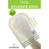 Lovendas İpek Kelebek Kese - Saf Malzeme ile Cilt Bakımında Etkili Kullanım 100% Doğal