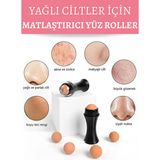 Lovendas Matlaştırıcı Taş Yüz Roller, Yağ Emici, Cilt Matlaştırıcı, Volkanik Roller Makyaj Sonrası Mucize