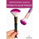 Lovendas Profesyonel Makyaj Allık ve Pudra Fırçası - Balık Fırça
