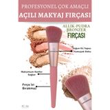 Lovendas RC-86 Çok Amaçlı Açılı Premium Makyaj Fırçası (Allık - Pudra - Bronzer)