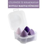 Lovendas Sünger Seti, Fondöten, Kapatıcı, Pudra Uygulama 4 Lü Set Özel Kutusunda