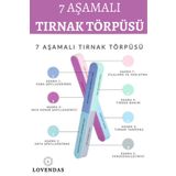 Lovendas Tam 7 Aşamalı Tırnak Törpüsü - Manikür Pedikür Için