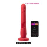 Lovense Gravity APP Kontrollü İleri Geri Hareketli Titreşimli Dildo