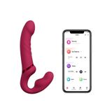 Lovense Lapis Esnek çifte titreşimli Kemersiz ve Strap-on Telefon Kontrollü