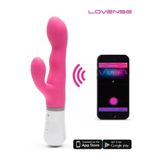 Lovense Nora Çiftler Için Bluetooth Ve Telefon Kontrollü Rabbit Vibratör