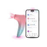 Lovense Tenera 2 App-Controlled Clitoral Suction Emiş Vibratör Pembemavi