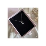 Lovera Jewellery 925 Ayar Gümüş E Harfli Harf Kolye Kadın Zarif Minimal Gümüş Takı Sevgiliye Özel Gün Doğum Günü Hediyesi Günlük Şık Tasarım