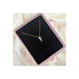 Lovera Jewellery 925 Ayar Gümüş Sertifikalı 14K Gol Renk F Harfli Harf Kolye