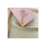 Lovera Jewellery 925 Ayar Gümüş Sertifikalı 14K Gold Renk Anne Bebek Kolye