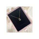 Lovera Jewellery 925 Ayar Gümüş Sertifikalı 14K Gold Renk G Harfli Harf Kolye
