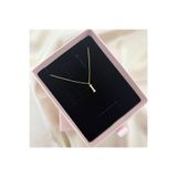 Lovera Jewellery 925 Ayar Gümüş Sertifikalı 14K Gold Renk İ Harfli Harf Kolye Kadın Zarif Minimal Gümüş Takı Sevgiliye Özel Gün Doğum Günü Hediyesi Günlük Şık Tasarım