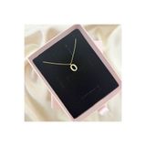 Lovera Jewellery 925 Ayar Gümüş Sertifikalı 14K Gold Renk O Harfli Harf Kolye