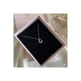 Lovera Jewellery 925 Ayar Gümüş Sertifikalı G Harfli Harf Kolye Kadın Zarif Minimal Gümüş Takı Sevgiliye Özel Gün Doğum Günü Hediyesi Günlük Şık Tasarım