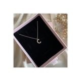 Lovera Jewellery 925 Ayar Gümüş Sertifikalı Rose Renk C Harfli Harf Kolye Kadın Zarif Minimal Gümüş Takı Sevgiliye Özel Gün Doğum Günü Hediyesi Günlük Şık Tasarım