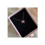 Lovera Jewellery 925 Ayar Gümüş Sertifikalı Rose Renk Telkari Yusufçuk Kolye Kadın Zarif Minimal Gümüş Takı Sevgiliye Özel Gün Doğum Günü Hediyesi Günlük Şık Tasarım