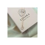 Lovera Jewellery 925 Ayar Gümüş Sertifikalı Rose Renk Vav Kolye Kadın Zarif Minimal Gümüş Takı Sevgiliye Özel Gün Doğum Günü Hediyesi Günlük Şık Tasarım