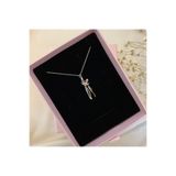 Lovera Jewellery 925 Ayar Gümüş Sertifikalı Sarılan Çift Sevgili Kolye