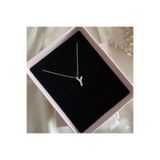 Lovera Jewellery 925 Ayar Gümüş Sertifikalı Y Harfli Harf Kolye