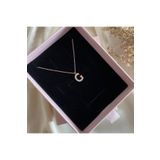 Lovera Jewellery 925 Ayar Gümüş Sertifkalı Rose Renk G Harfli Harf Kolye Kadın Zarif Minimal Gümüş Takı Sevgiliye Özel Gün Doğum Günü Hediyesi Günlük Şık Tasarım