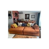 Loveseat Kanepe - Sinema Koltuğu (babyface 09) Tarçın Turuncu