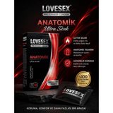 Lovesex Anatomik Prezervatif Ultra Sıcak Etkili Kondom Yüksek Hassasiyet ve Koruma 1 Adet
