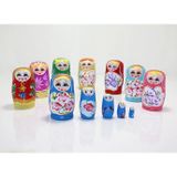 Lovesta Home 5'Li Ahşap Matruşka