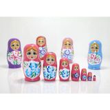 Lovesta Home 7'Li Ahşap Matruşka