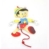 Lovesta Home Ahşap Salanan Pinokyo Figürü