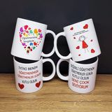 Lovesta Home Öğretmenler Gününe Özel Baskılı Kupa Bardak - çok renkli