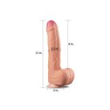 Lovetoy 28 Cm Uzun Kalın Büyük Boy Realistik Suni Yapay Penis Sünnetsiz Dildo