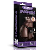 Lovetoy Easy Kumandalı Titreşimli Strapon Set 18 Cm Dildo Siyah
