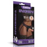 Lovetoy Easy Kumandalı Titreşimli Strapon Set 18 Cm Dildo
