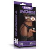 Lovetoy Easy Kumandalı Titreşimli Strapon Set 20 Cm Dildo