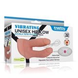 Lovetoy Kumandalı Çift Dildolu Tanga Kemerli İçi Boş Unisex Strapon