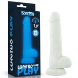 Lovetoy Lumino Play 18 Cm Karanlıkta Parlayan Silikon Dildo Fosforlu Yapay Penis