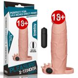 Lovetoy Pleasure X Tender Vibrating Sleeve 7.6 cm Uzatmalı Penis Kılıfı LV1066