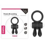 Lovetoy Power Clit Double Titreşimli Silikon Penis Halkası Siyah