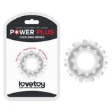 Lovetoy Power Plus Gear Şeffaf Penis Halkası