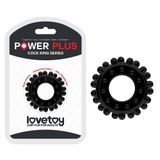 Lovetoy Power Plus Gear Siyah Penis Halkası