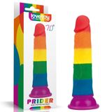 Lovetoy Prider 18.5 Cm Testisli Dildo Vantuzlu Yapay Penis