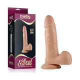Lovetoy Real Extreme Testisli Kalın Realistik Penis Dildo 20 cm